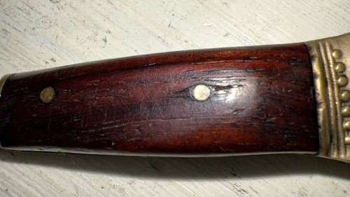 vintage letter opener Brass Wood - Picture 5 of 7