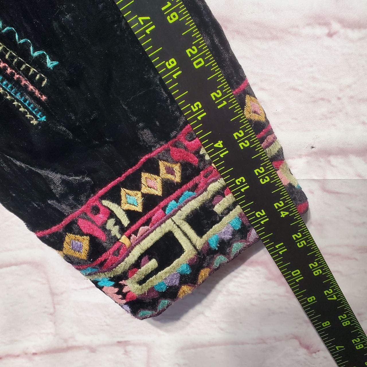 Coldwater Creek Jacket Womens Large Black Velvet … - image 14