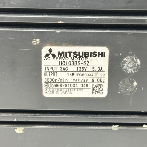 MITSUBISHI HC103BS-SZ 1kW AC SERVO MOTOR - Picture 3 of 3