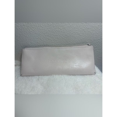   RARE Pandora Blush Pink Genuine Leather Travel Pouch  