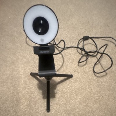 Papalook Model Papalook USB 2.0 Webcam with Ring Light, Black