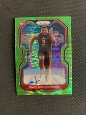 MARLON DAVIDSON  2020 PANINI PRIZM - NEON GREEN PULSAR PRIZM RC AUTO +  1 TOUCH
