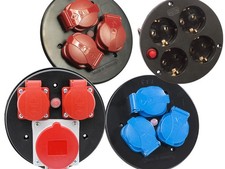Steckdoseneinsatz 3- / 4-fach IP20 / IP44 CEE...