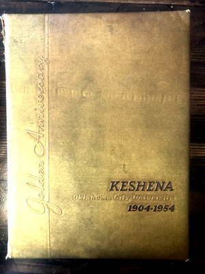 Vintage 1954 Yearbook Oklahoma City University OCU The KESHENA Illustrated