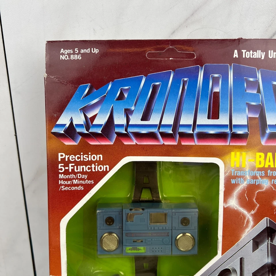 SEALED NEW Vintage Transformers Takara Time Machine Hi-Band Blaster LCD Watch - Image 2 of 4