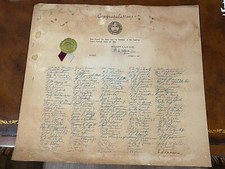 Paul Bear Bryant Texas A&M 1954 Beaumont Club Award Certificate