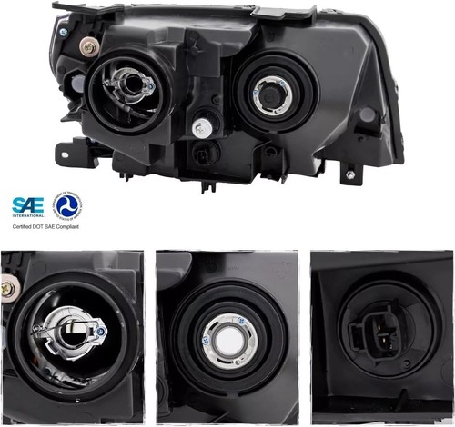 For 2006-2008 Suzuki Grand Vitara Clear Headlight Projector Chrome Left+Right - Picture 3 of 16