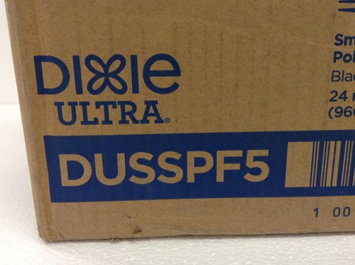 NEW Dixie Ultra DUSSPF5 SmartStock Series-T Polypropylene Fork, Black 960 Count - Picture 8 of 10