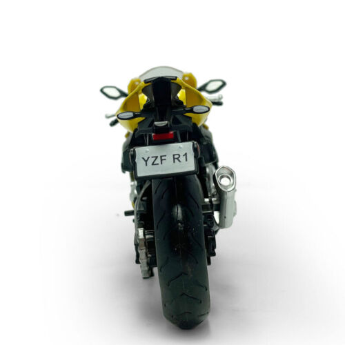 1:12 Yamaha YZF-R1 Motorcycle Model Diecast Motorcycle Toy for Boys Kids Yellow - Picture 9 of 11