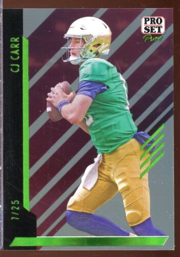 2024 Leaf Pro Set Pure Holo Green CJ Carr Rc #28 (7/25)