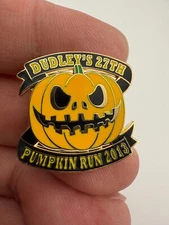 2013 Dudley's 27th Pumpkin Run Motorcycle Lapel Hat Pin