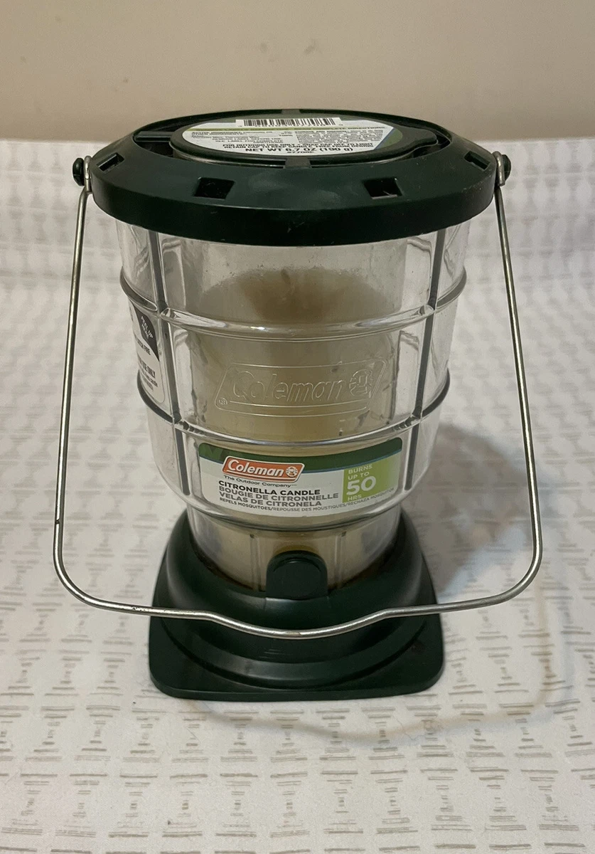 COLEMAN Citronella Candle Outdoor LANTERN 7708c 50 Hours 6.7