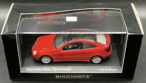 Minichamps 1/43 Mercedes Benz C-Class Sport Coupe Red 2001 430030000 - Picture 3 of 4