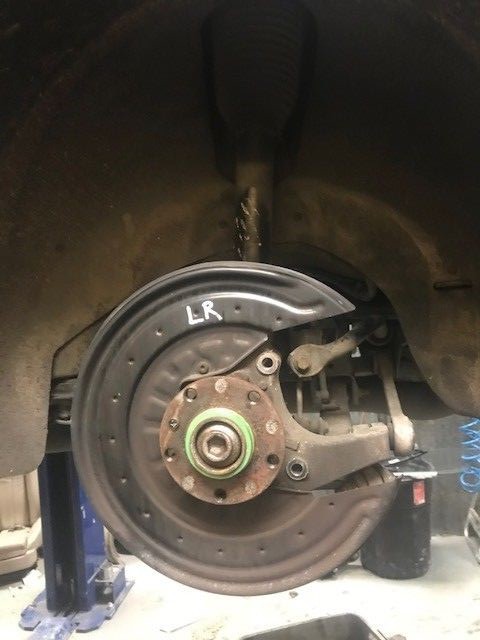 04-12 BENTLEY CONTINENTAL GT FLYING SPUR COMPLETE LEFT REAR SUSPENSION KNUCKLE