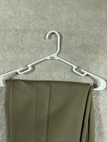 Saddlebred Comfort Waist Pants Mens 38x29 Straight Fit Taupe Khaki Color NEW NWT - Picture 8 of 8