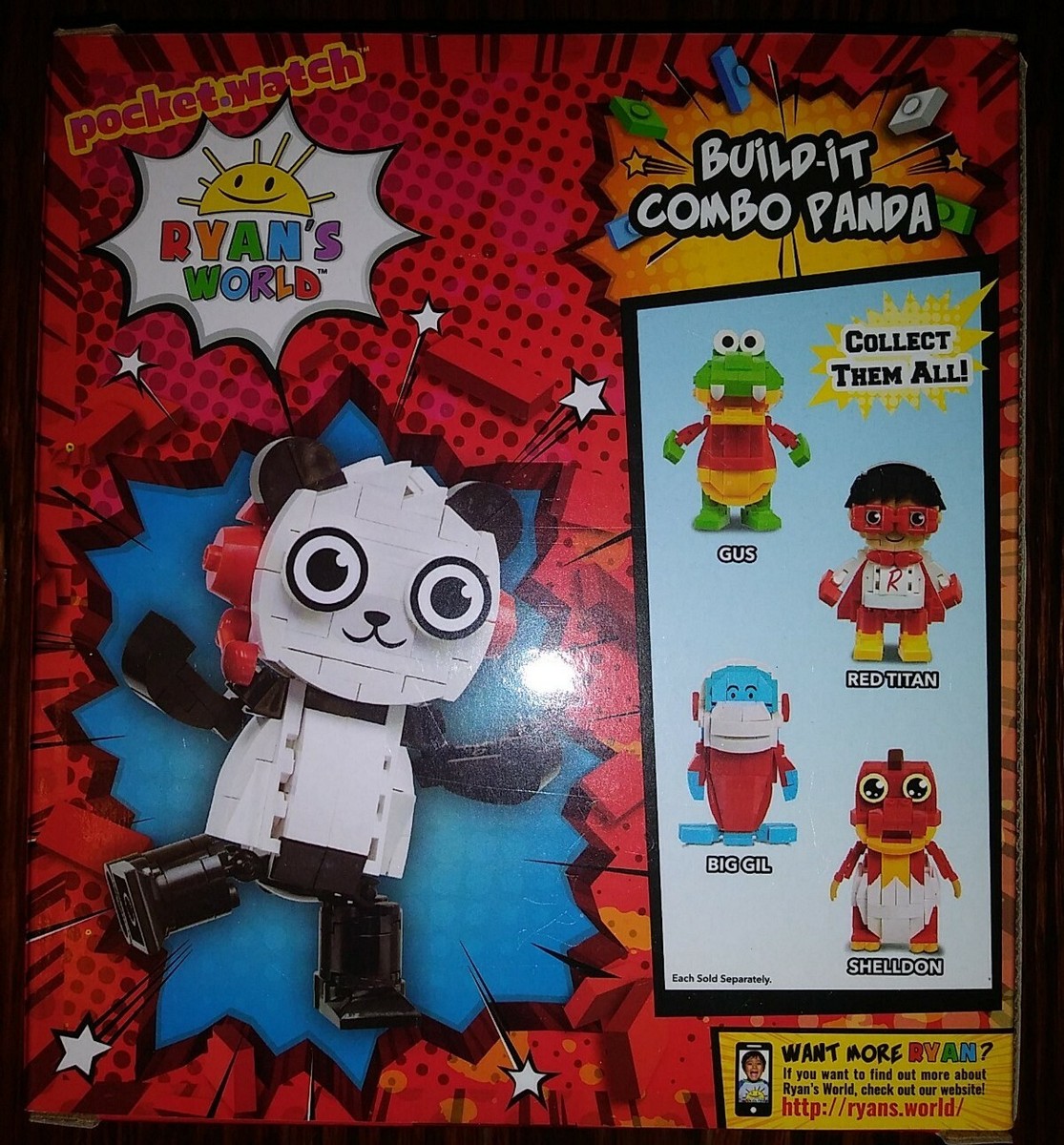 Ryan's World Build-it Combo Panda 130+ Bricks UK