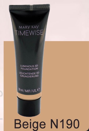 Mary Kay TimeWise Matte 3D Foundation Beige N 190 Shade Expires 04/26 New - Picture 2 of 20