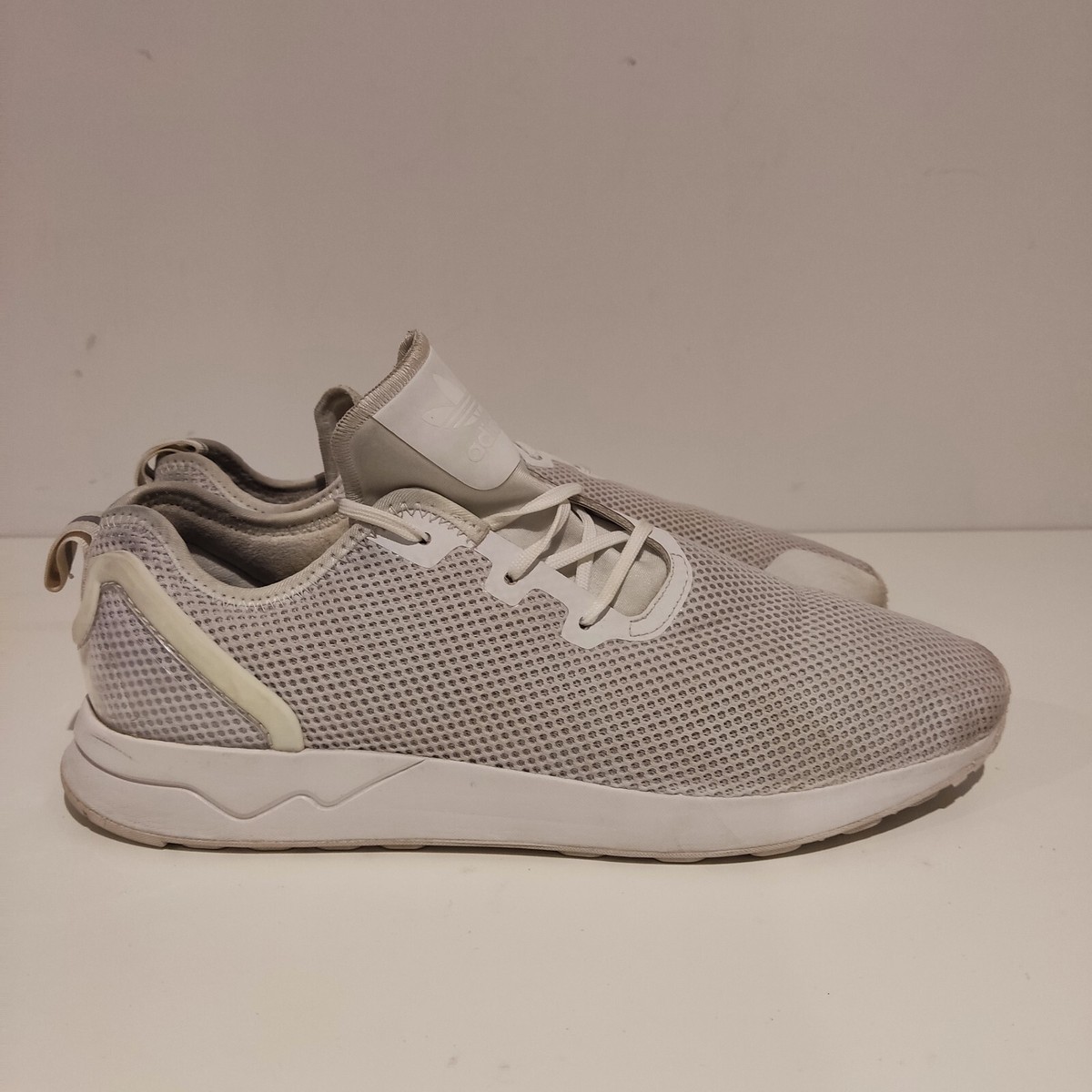 Adidas Originals ZX Flux Adv Asymmetrical Trainers S76378 White