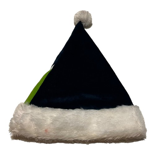 Seattle Seahawks NFL Christmas Santa Hat Team Colors Holly Holiday Tailgating - 第 3/8 張圖片