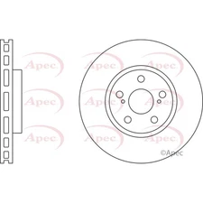 Apec Front Brake Disc DSK2093 - OE High Quality Precision Engineered Part