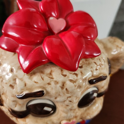 Fitz & Floyd Cookie Teapot Jar Anthropomorphic Face Vintage RARE Exc Condition - Picture 5 of 9