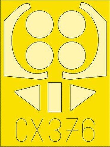 Eduard Accessories Cx376 - 1:72 Fw 190A-8 for Airfix - Masking Foil - New