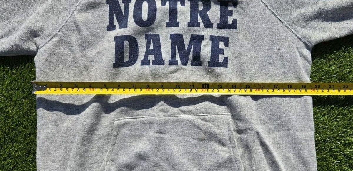 Vintage 80s Champion Notre Dame Hoodie Size Large Raglan Cut Vintage 80s Champion Notre Dame Hoodie Size Large Raglan Cut