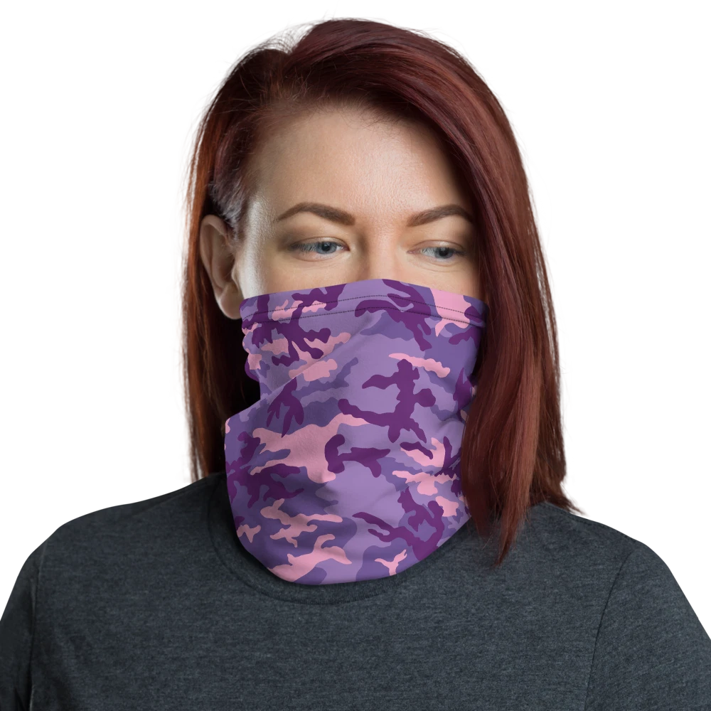 Purple and Pink ERDL Camouflage Neck Gaiter