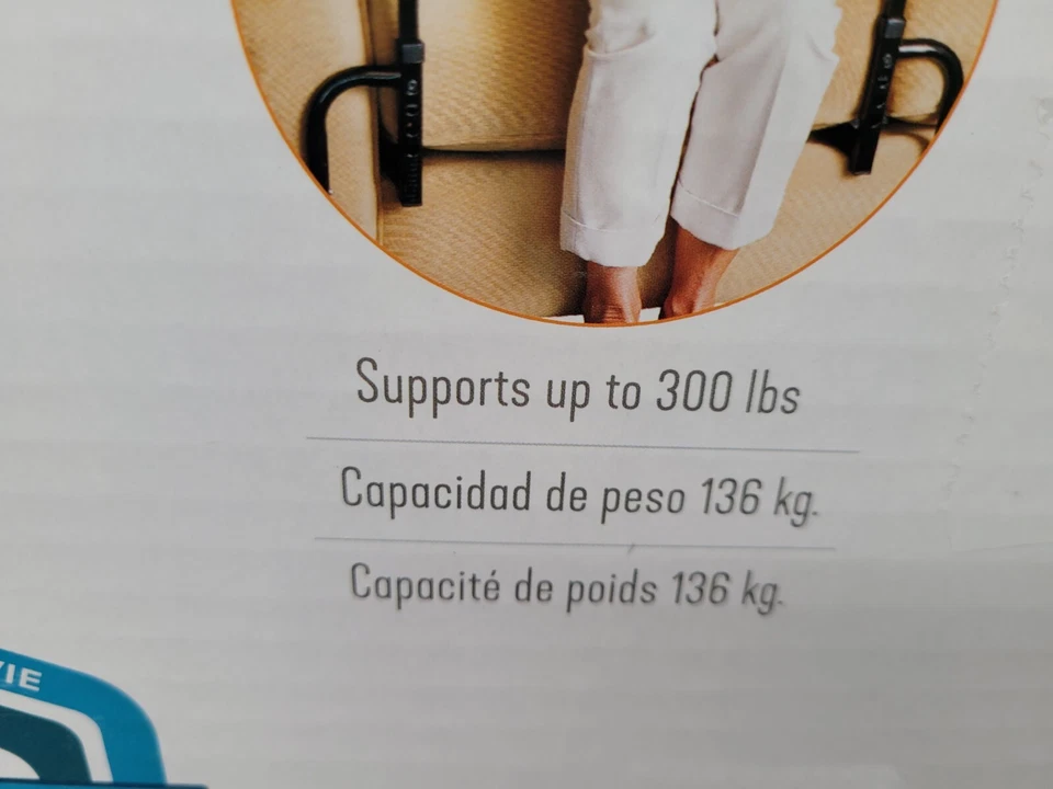 Stander EZ Stand-N-Go Adjustable Stand Assist Sofa Grab Bar Seniors Mobility Aid - Image 3 of 4