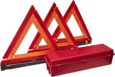 PRO-SAFE Reflective Highway Triangle Kit: Includes 3 Triangles & Storage Case