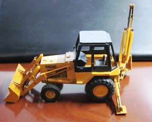 diecast case backhoe