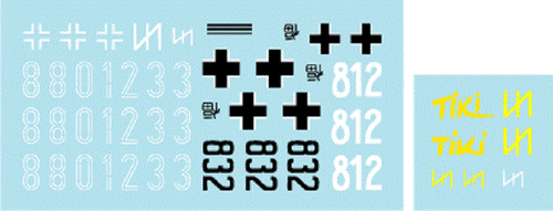 Star Decals 1/35 Tigers of Das Reich 8./SS-Pz-Regiment Das Reich decal 35C1071 x - Picture 2 of 2