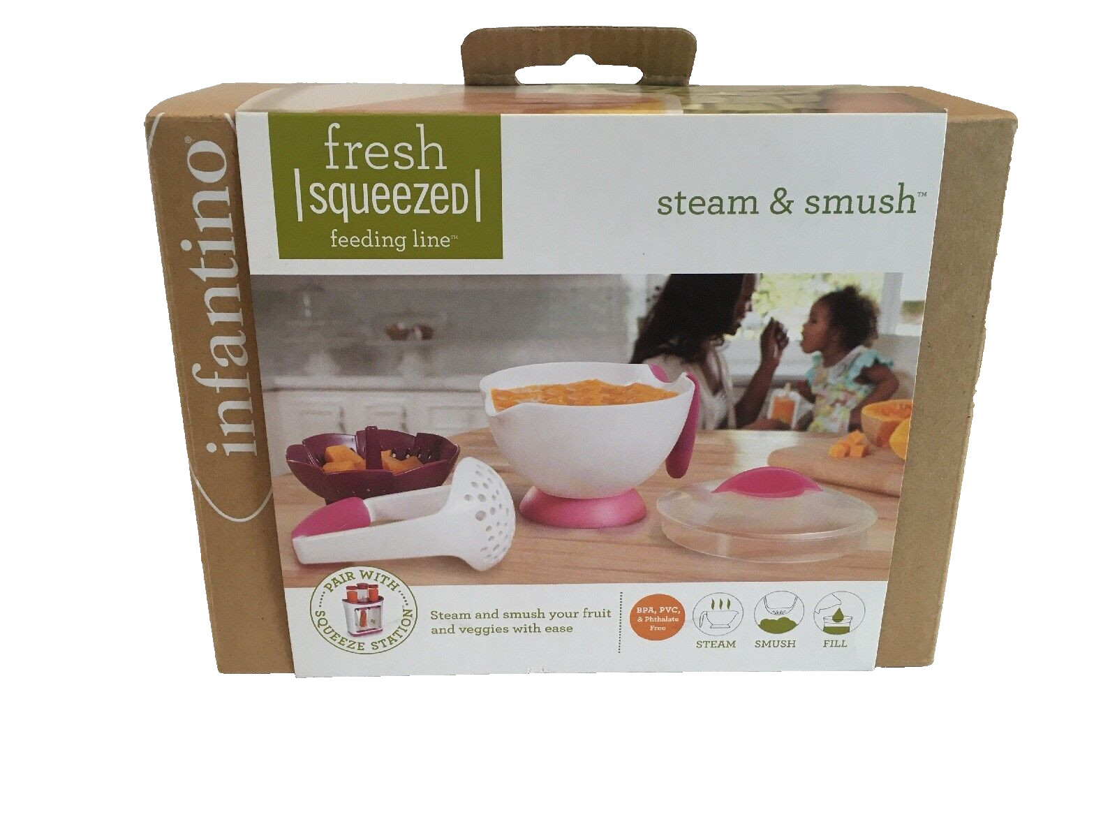 Reusable Squeeze Infantino Feeding Squeeze Station Fresh Squeeze