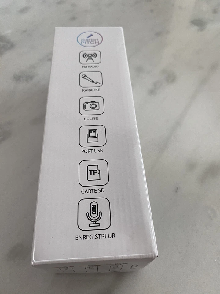 PERFECT PITCH USB Wireless Microphone HIFI Speaker DS868 Silver w/FM Radio NIP - Image 3 of 4