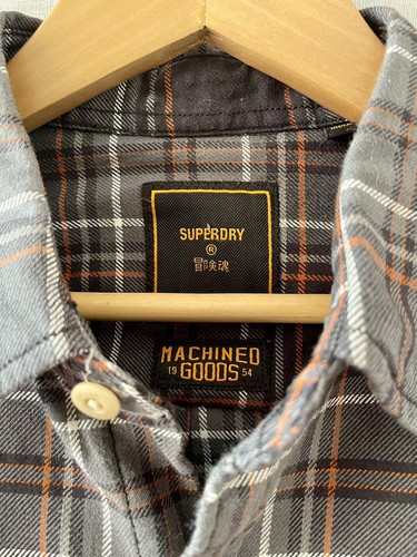 Superdry Vintage Lumberjack Shirt Check Black - Size XS - Picture 3 of 3
