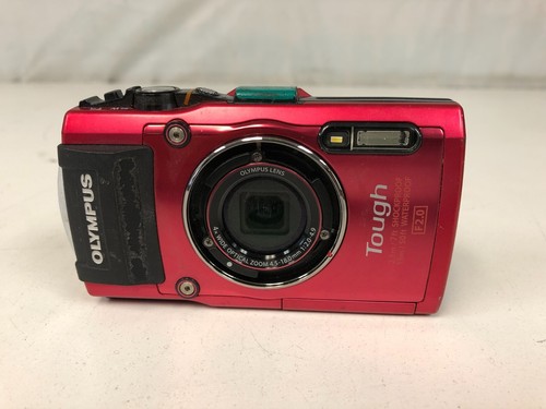OLYMPUS Stylus Tough TG-4 16MP F2.0 wasserdichte digitale WLAN Kamera rot - Bild 1 von 6