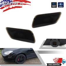 Front Left & Right Side Marker Lights Smoke Lens Housings For 2000-04 Ford Focus