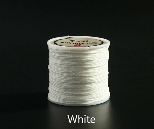 50M/Roll Cord Sash Woven Rope Threads Chinese Knot Beading Weave Jewelry String - Picture 5 of 21