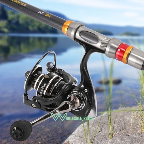 Carrete de pesca giratorio de metal 14BB 5,2:1 y 5,5:1 carrete de agua dulce izquierdo derecho - Imagen 16 de 54
