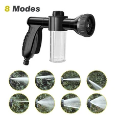 8 in 1 High Pressure Nozzle Foam Water Sprayer Gun for Watering Plants&Car Wash