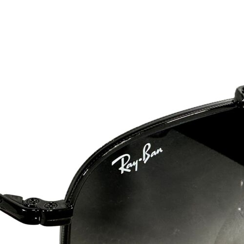Ray Ban The Marshal Sonnenbrille RB3648 002/71 schwarzes Gestell schwarze Gläser - Bild 3 von 10