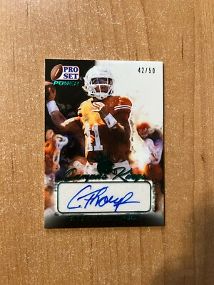 2021 Leaf Pro Set Power - Casey Thompson - Aqua Campus Kings Auto #'d 42/50