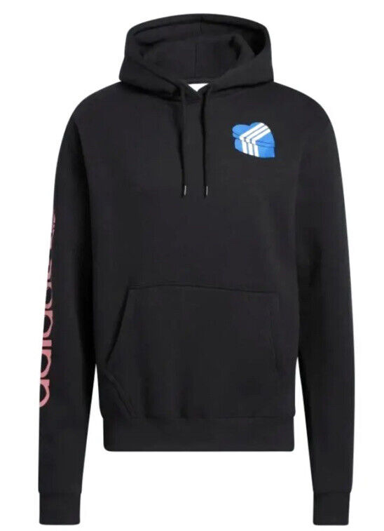 Adidas Originals OG HEART BOX Black Hoodie Sweatshirt Adidas Originals OG HEART BOX Black Hoodie Sweatshirt