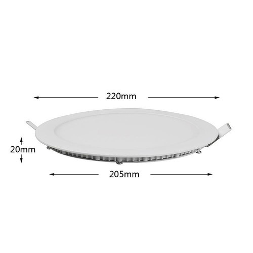 20x 3W-18W LED Foco empotrable Panel empotrable Spot Lámpara de techo Ultraplano - Imagen 20 de 24
