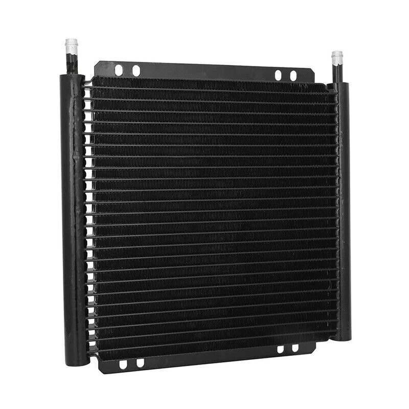 Universal Aluminum 25 Row 8000 Plate and Fin Engine Transmission Oil Cooler Kit - image 4 of 4