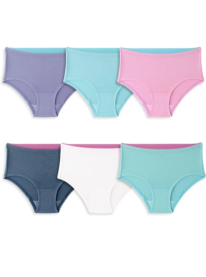 Ropa interior calzoncillos elásticos Fruit Of The Loom True Comfort 360 para niñas, paquete de 6 talla 10 Foto 3 de 4