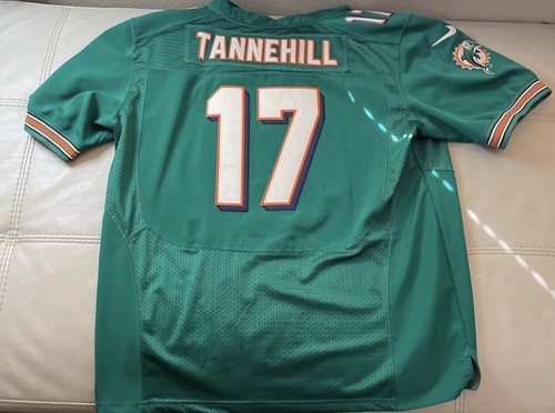 NWOT Nike Sewn Miami Dolphins Ryan Tannehill Aqua Road Jersey Size 52 XL - Picture 8 of 11