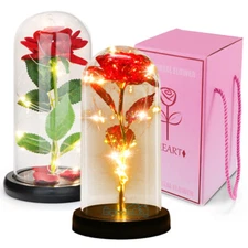 Christmas Gift for Women Mom Wife - Rose Flower LED Light Gifts , Birthday Gifts