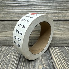 40x34 Retail Size Stickers for Store Boutique Clothing Label Apparel Roll