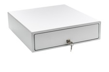 Kassenschublade elektrisch weiß Kassenlade mit RJ 11/12 Anschluss Geldschublade